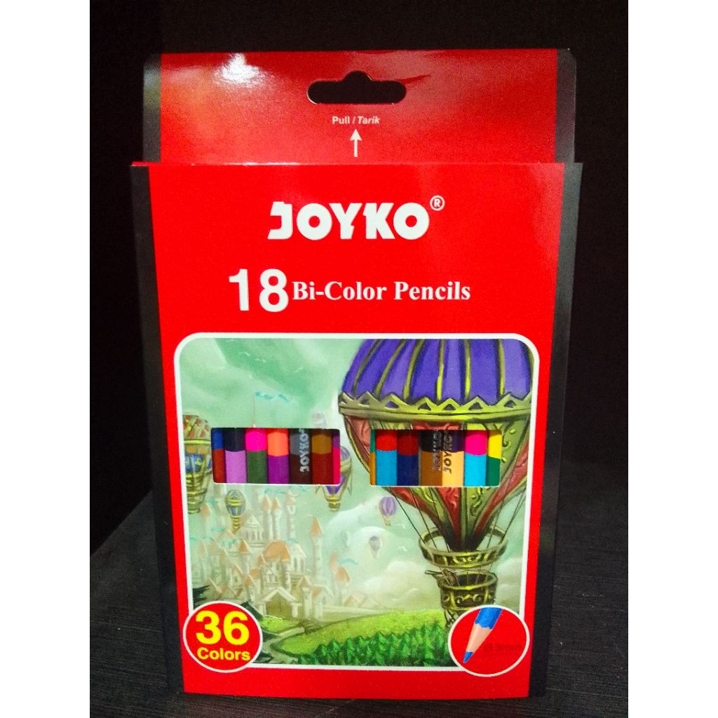 

(1 PCS) PENSIL WARNA 36W BOLAK BALIK JOYKO
