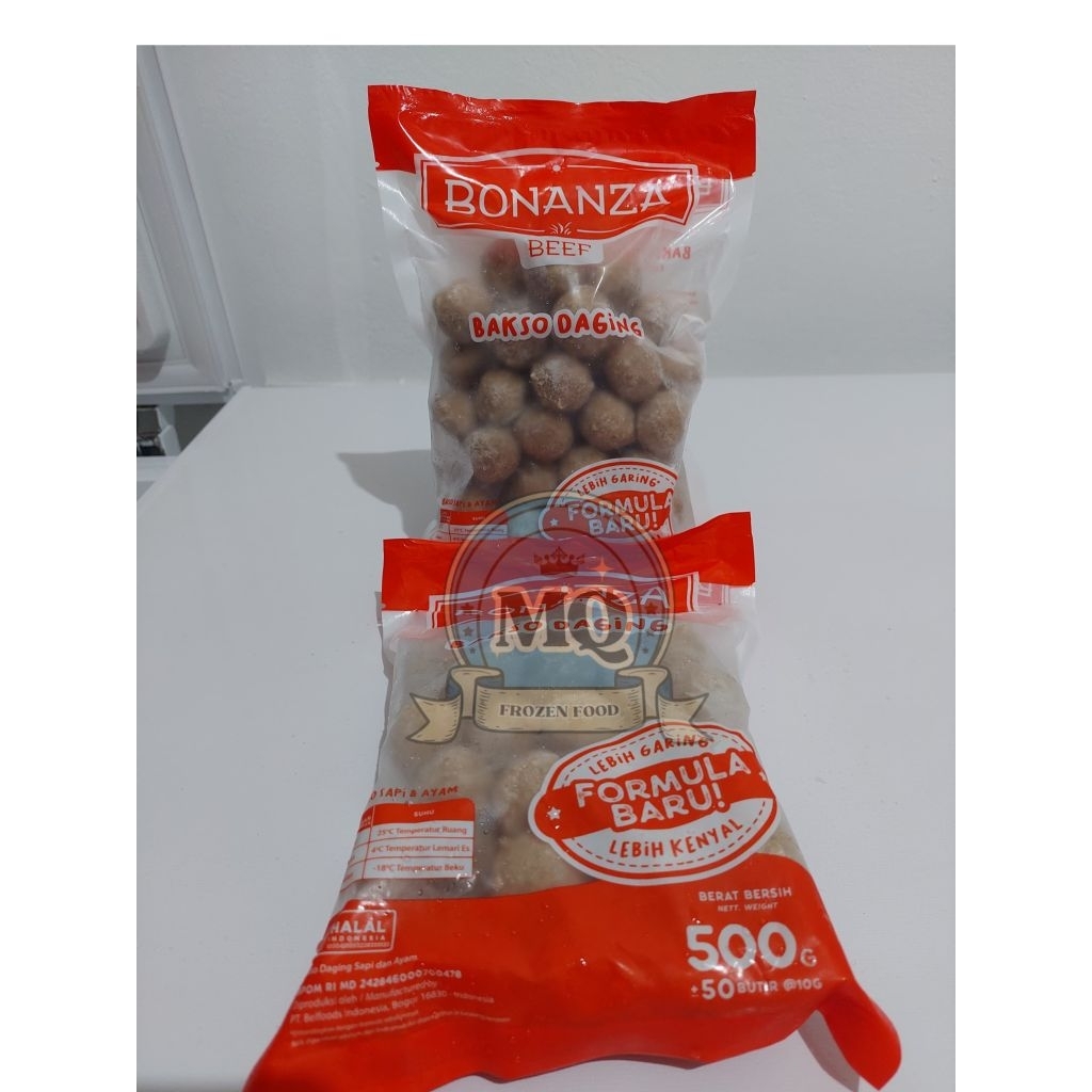 

Bonanza bakso sapi 500gr 50 biji