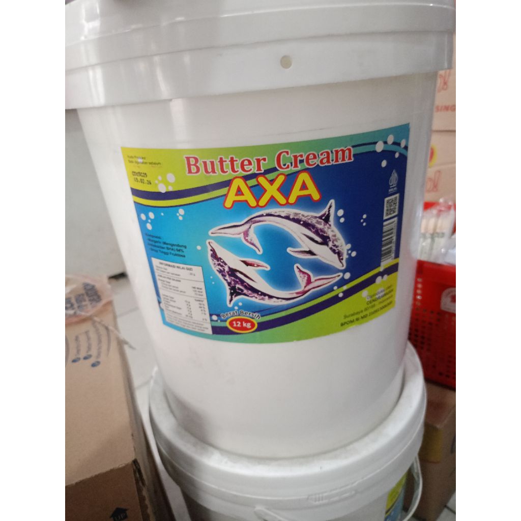 

butter cream /.buttercream /krim dekor/ cream decor/ krim ultah/ krim cake rasa tutti fuity imbang/ repack