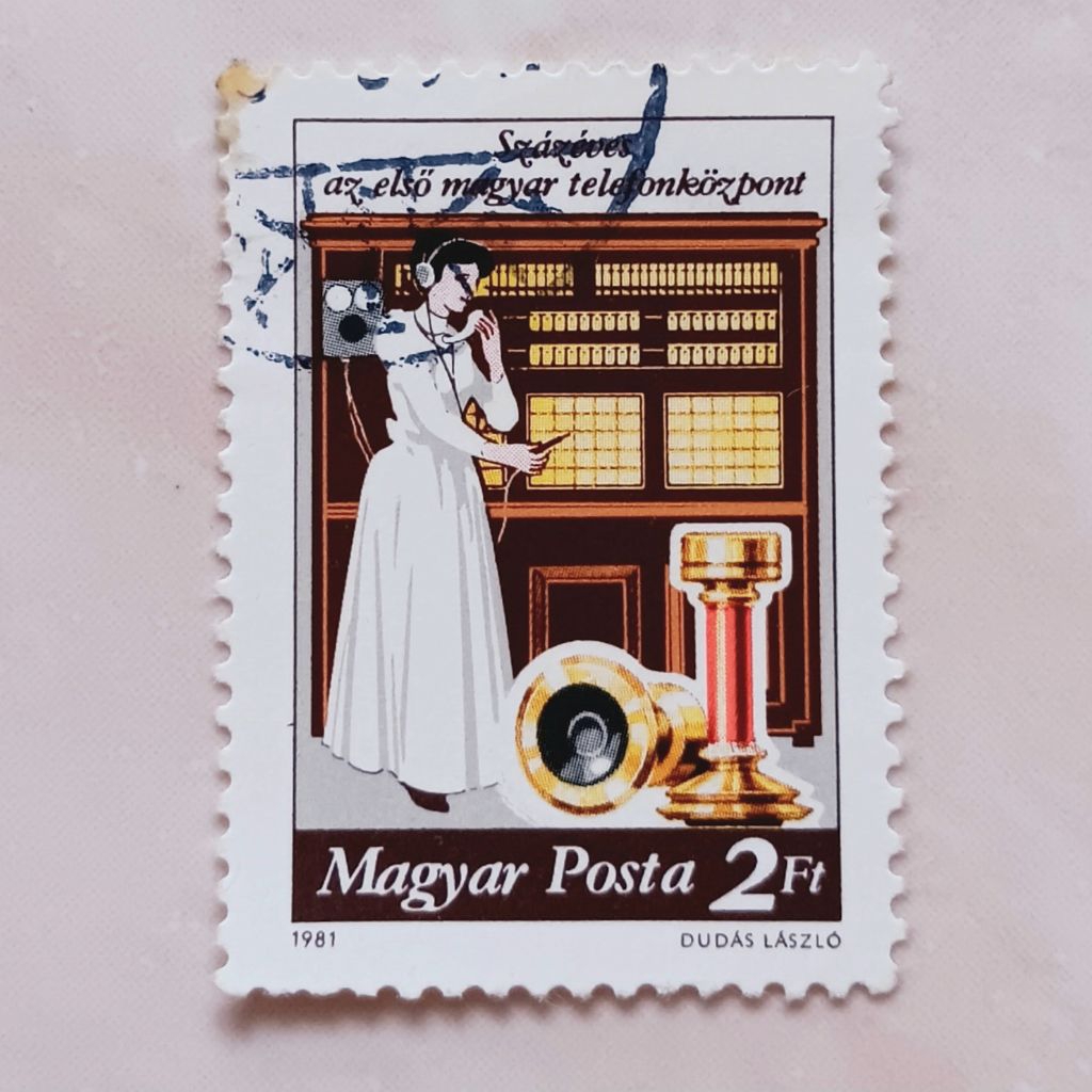 

(AA) Perangko Hongaria 1981 100th Anniversary of Telephone Exchanges 2 forint CTO