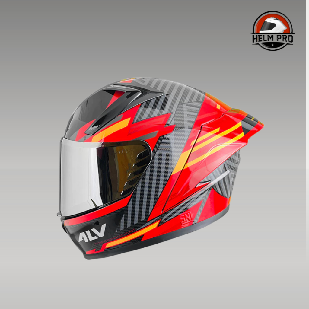 ALV GENESIS V2 Motif Carbon Brush | HELMPRO