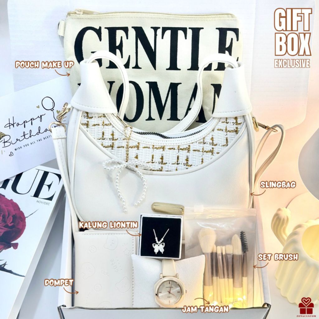 Hampers Kado Ulang Tahun Cewek | Kado Pacar Sahabat Perempuan | Birthday Box Aesthetic | Birthday Gi