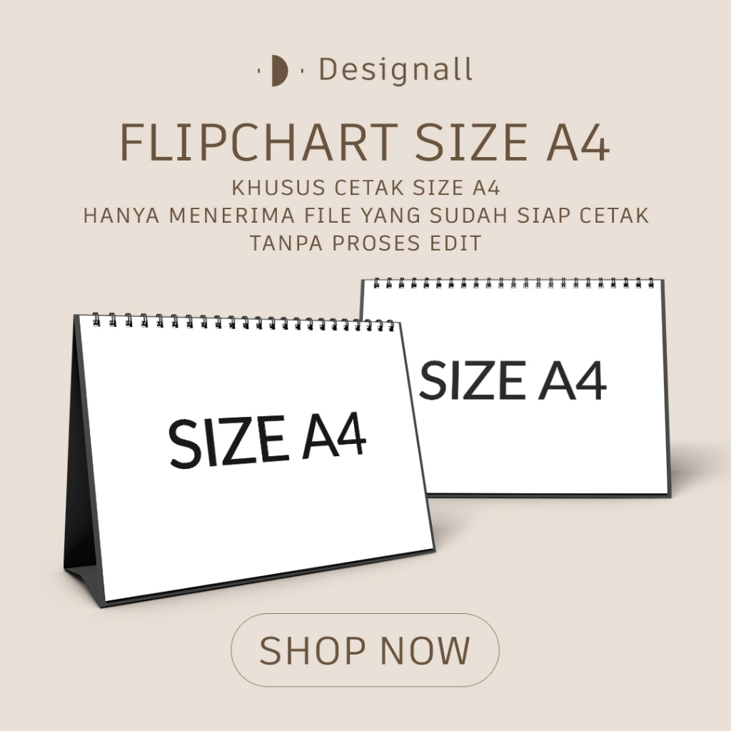 

Designall FlipChart Printing Spiral Size A4 GS