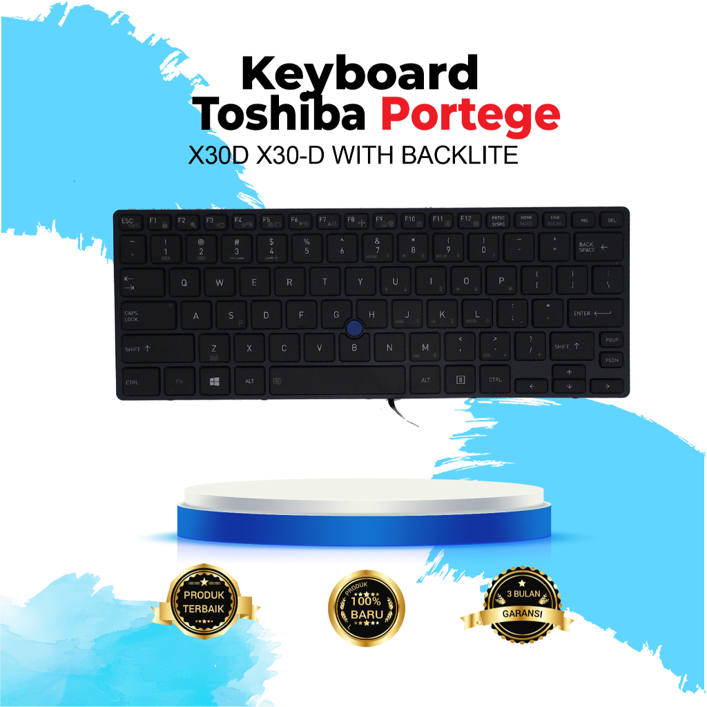 Keyboard Toshiba Portege x30d x30-d With Backlite