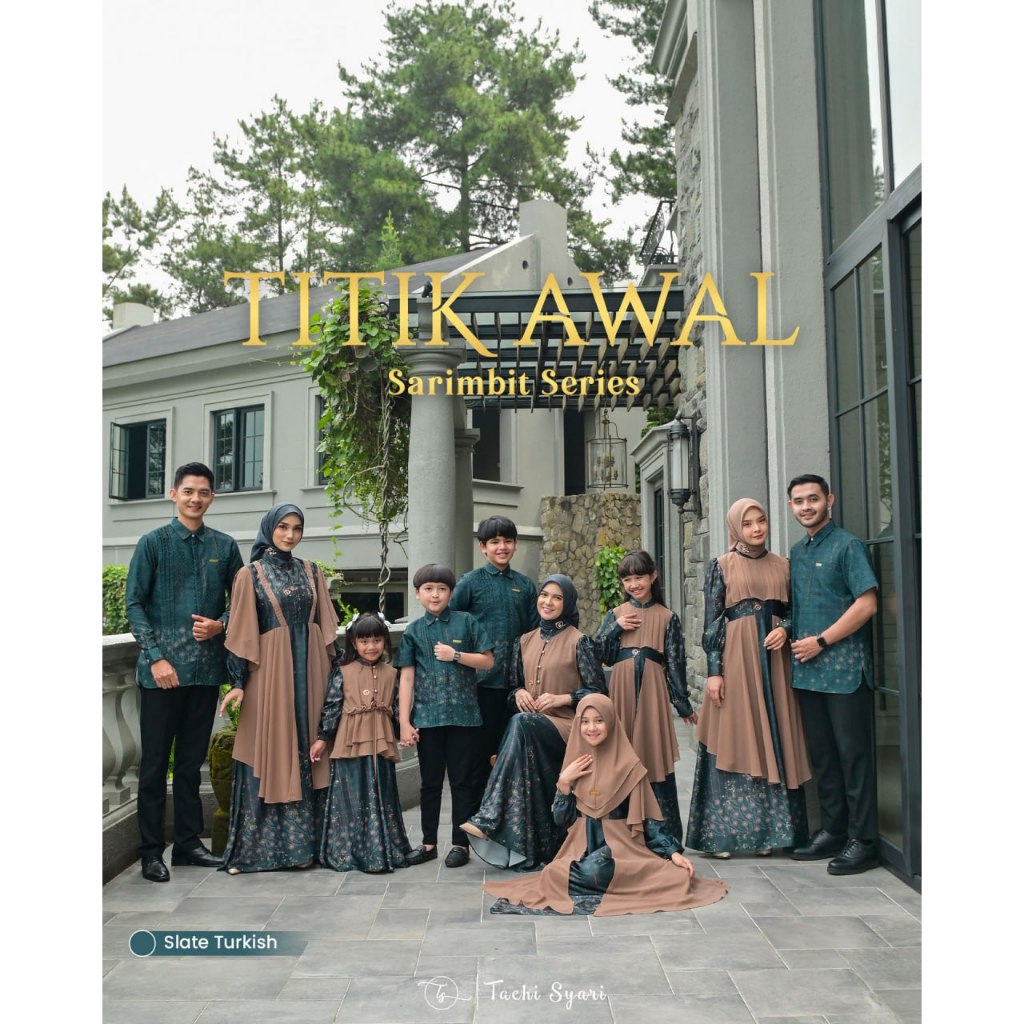 SARIMBIT TITIK AWAL BY TACHI SYARI - COUPLE KELUARGA - SARIMBIT KELUARGA - BAJU KELUARGA