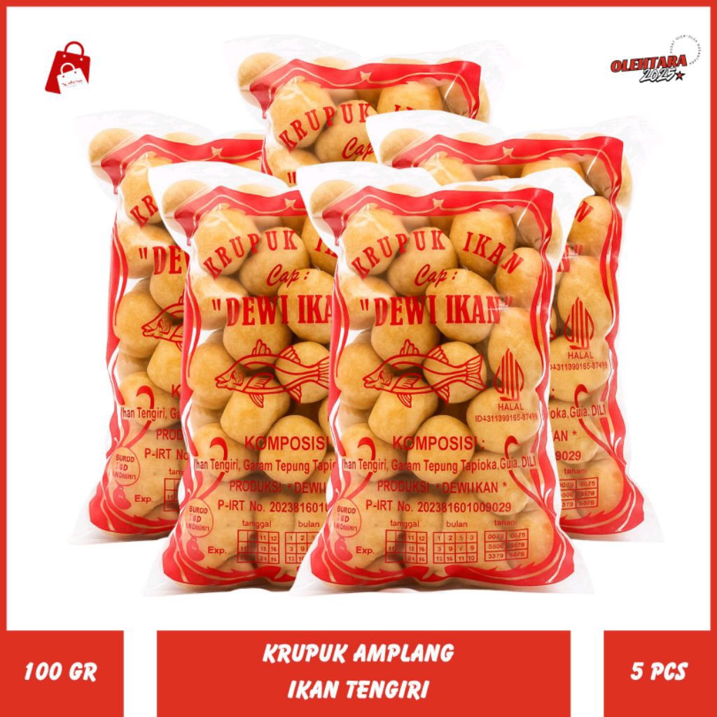 

Paket Hemat 5 Bungkus Kerupuk Amplang Ikan Tengiri 100 Gram Murah Gurih Renyah