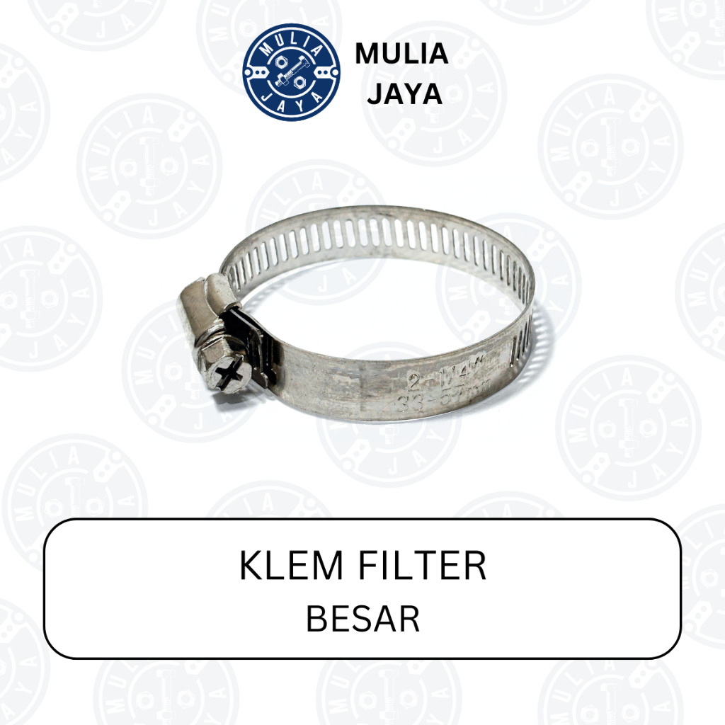 (Paket 10pcs) Klem Filter Kleman Carburator Karburator Karbu P.E Besar