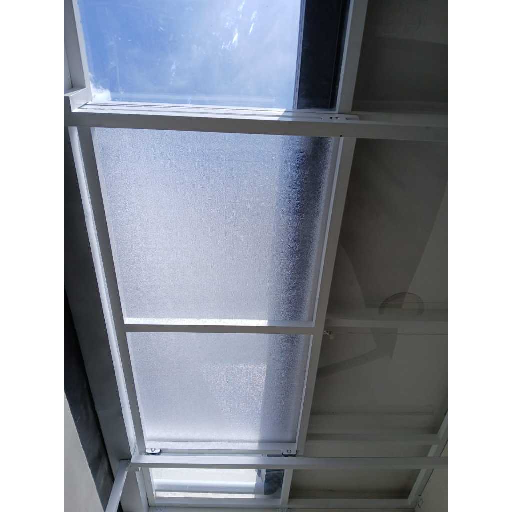 Kanopi solarflat embossed clear cakep