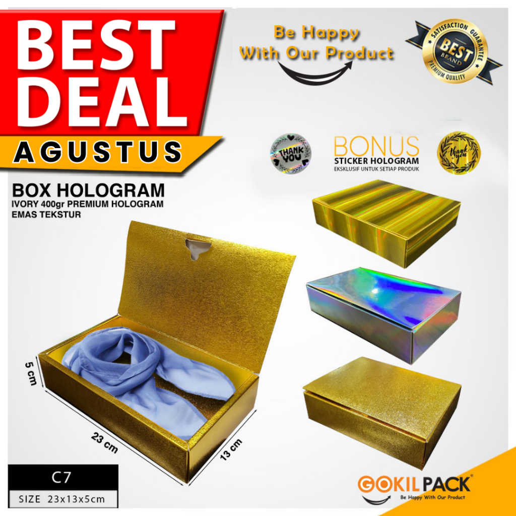 

Kotak Souvenir|Hologram|Kado|Hadiah|Box|Dus|Packaging|C7