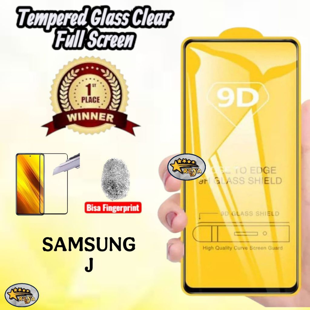 Tempered glass FULL 9D KACA anti gores  SAMSUNG J1 ACE J2 PRO J3 J4 J5 J6 J7 PRIME PRO PLUS 2016 201