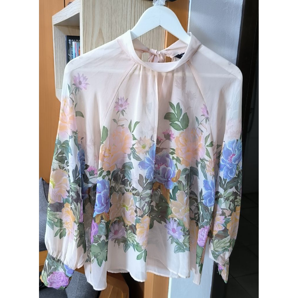 Blouse Zara Flower