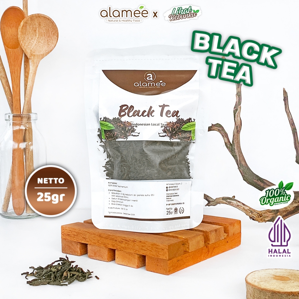 

Black Tea Teh Organic Bunga Kering Hitam Dried Alami Organik Herbal 25gr LIHAT KEBUNKU