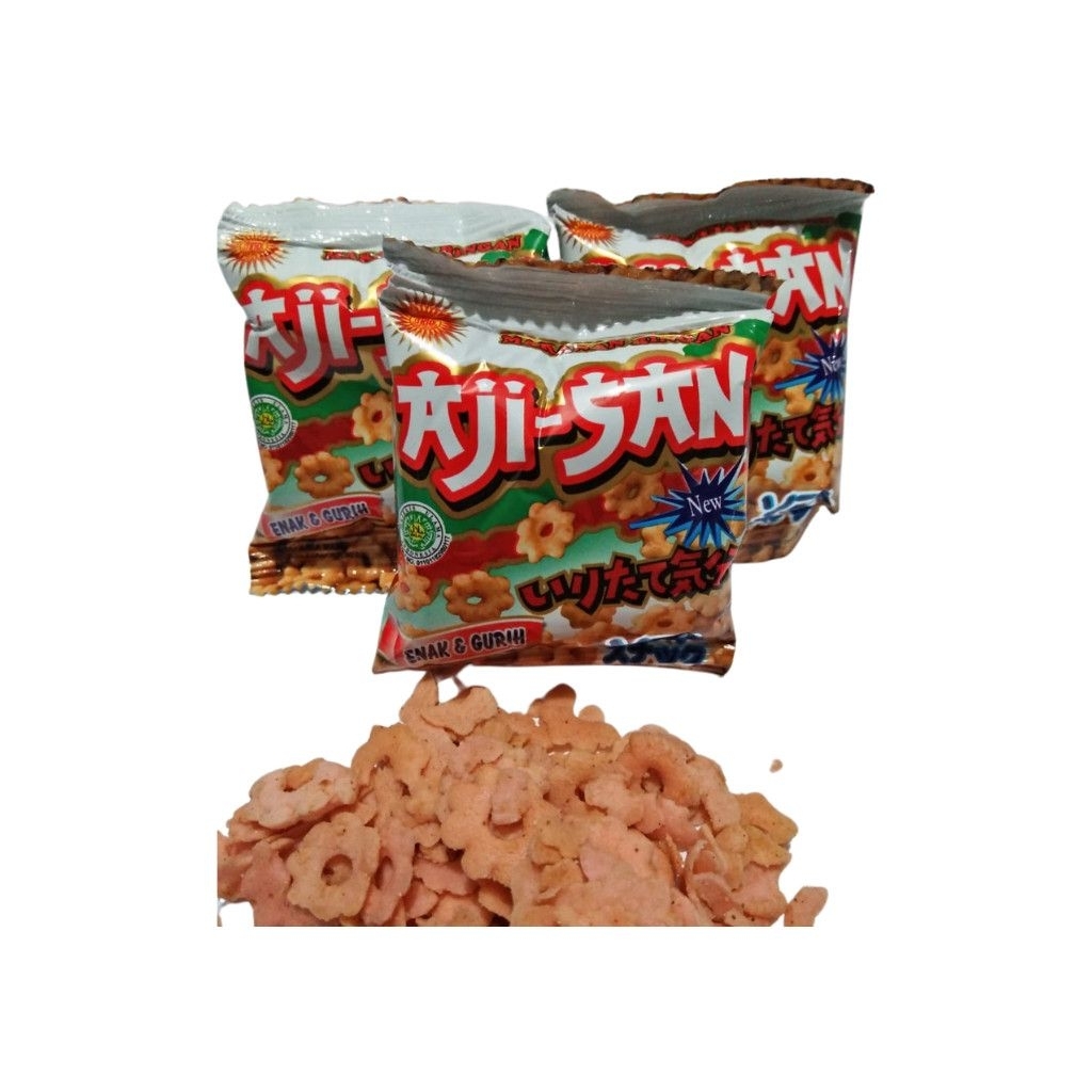 

[1 renceng] makanan jadul snack jadul Aji-san isi 10 pcs