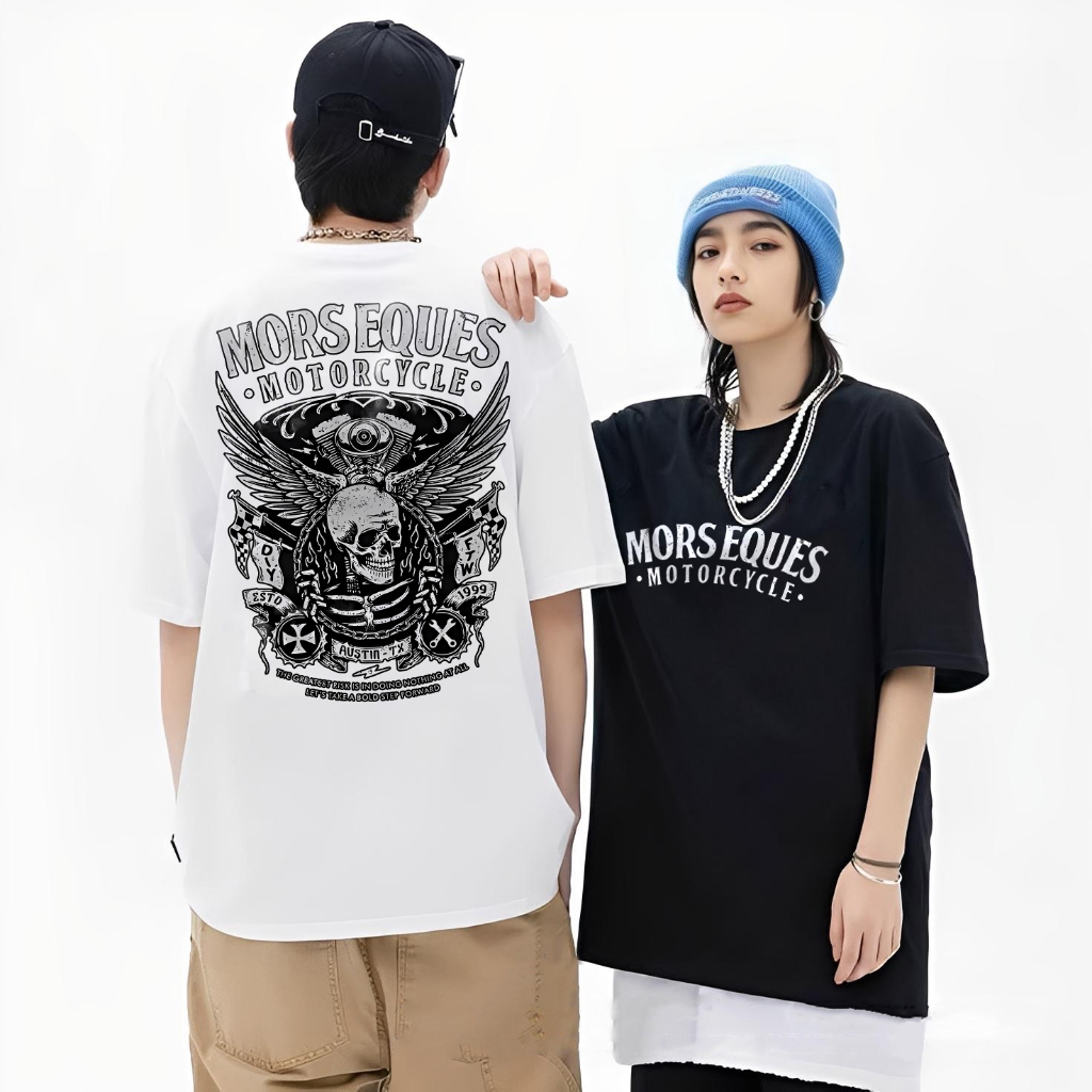 KAOS DISTRO MORSEQUES CLUB INDONESIA HDCI BIG SIZE JUMBO KEKINIAN KAOS GANK MOTOR CUSTOM RACING MEKA