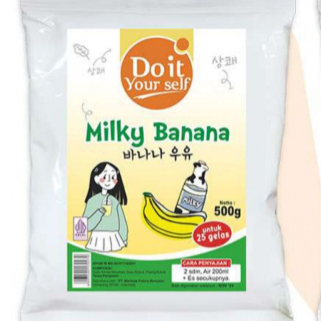 

DIY Powder Milky Banana 500gr