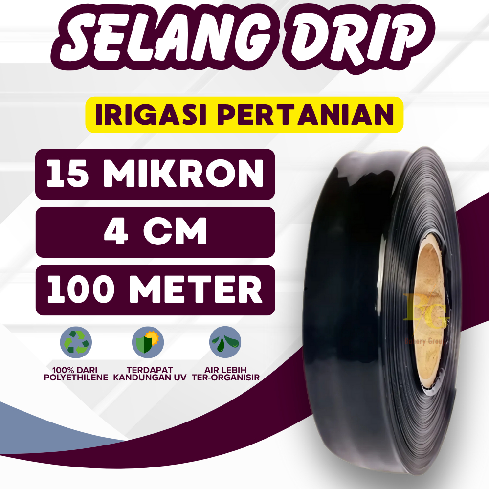 Selang Drip Irigasi 0.15 Mikron 100 Meter