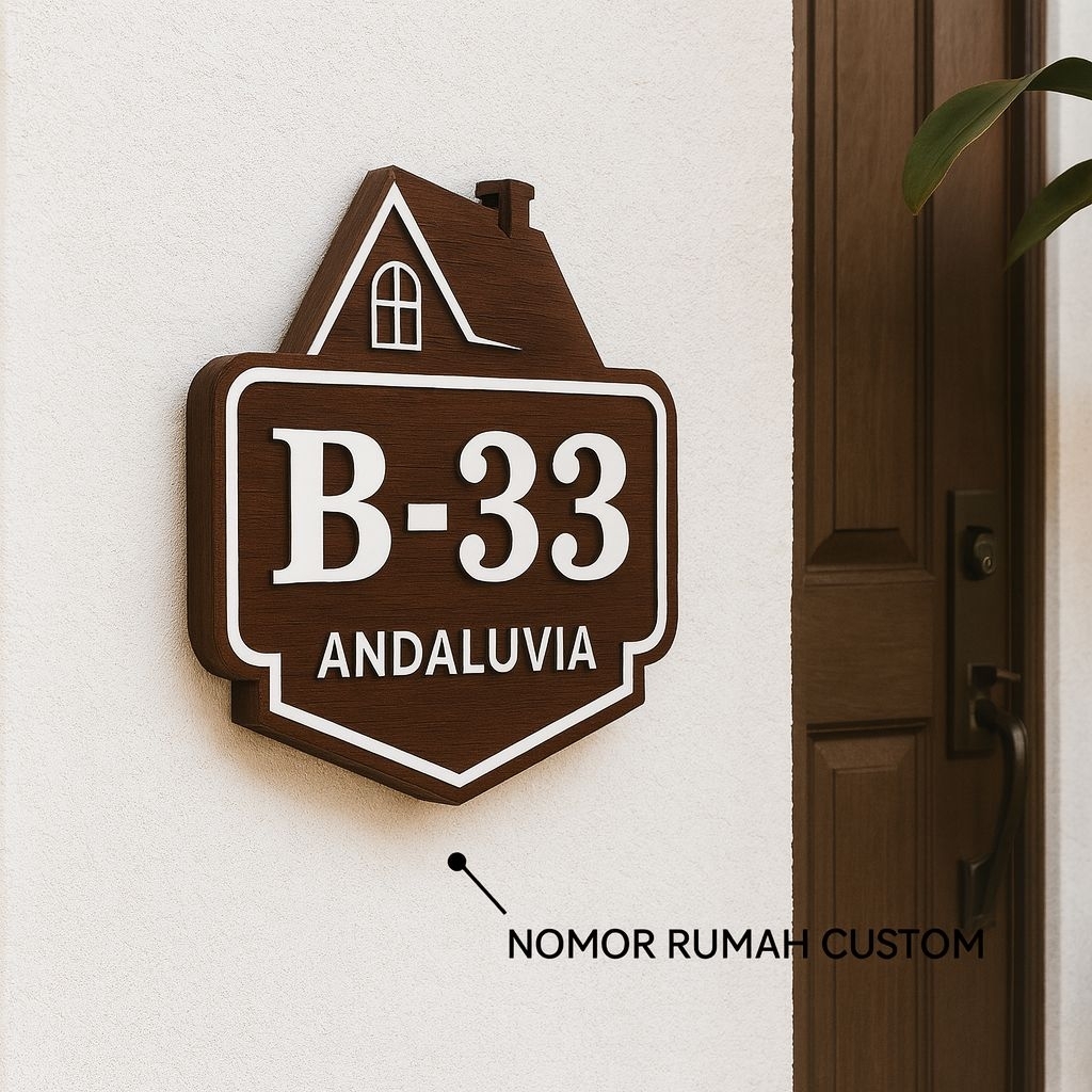 NOMOR RUMAH KAYU nomor rumah minimalis dekorasi papan nomor rumah  Nomor Rumah kayu Nomer Rumah kayu