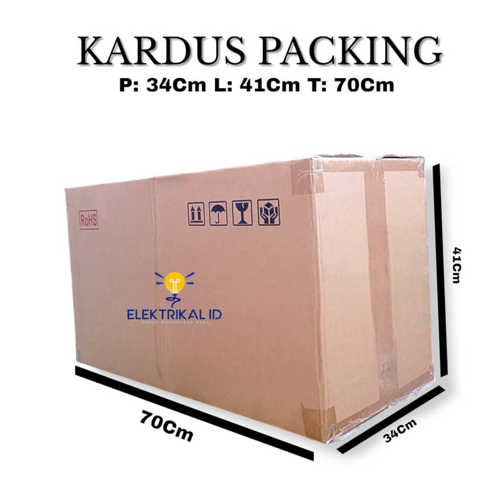 

Kardus / Karton Box Packing Polos 34x41x70 cm Tebal