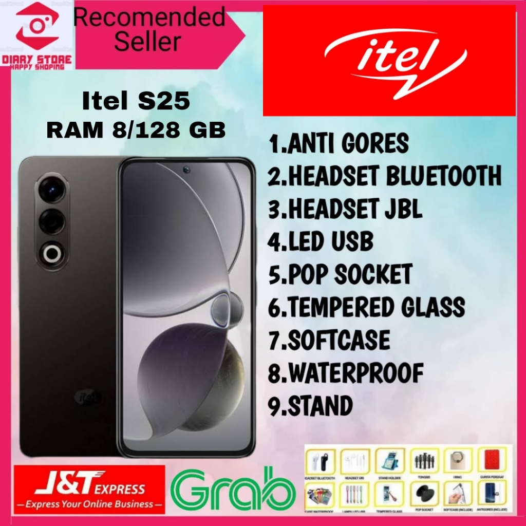 Itel S25 Ram 8/128 GB Garansi Resmi Itel Indonesia