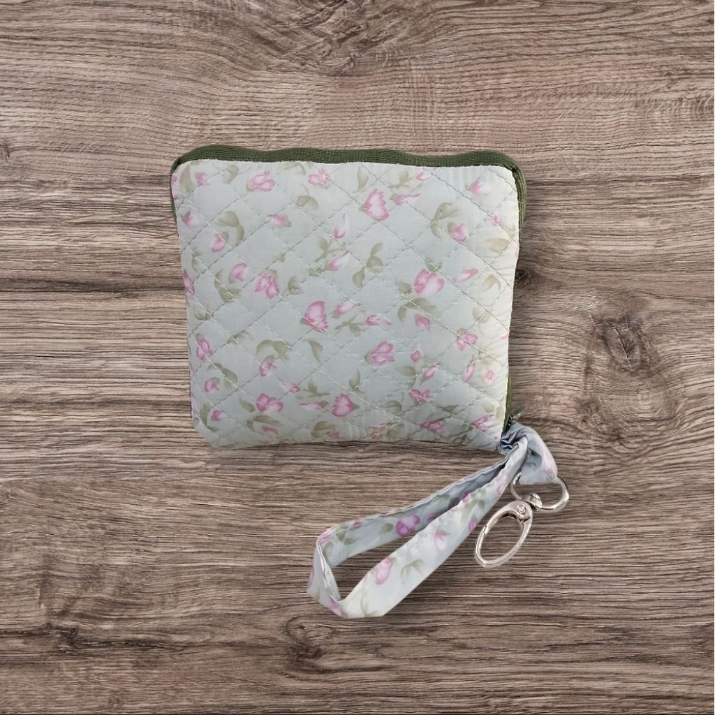 Mukena Travel Parasut Motif Bunga.