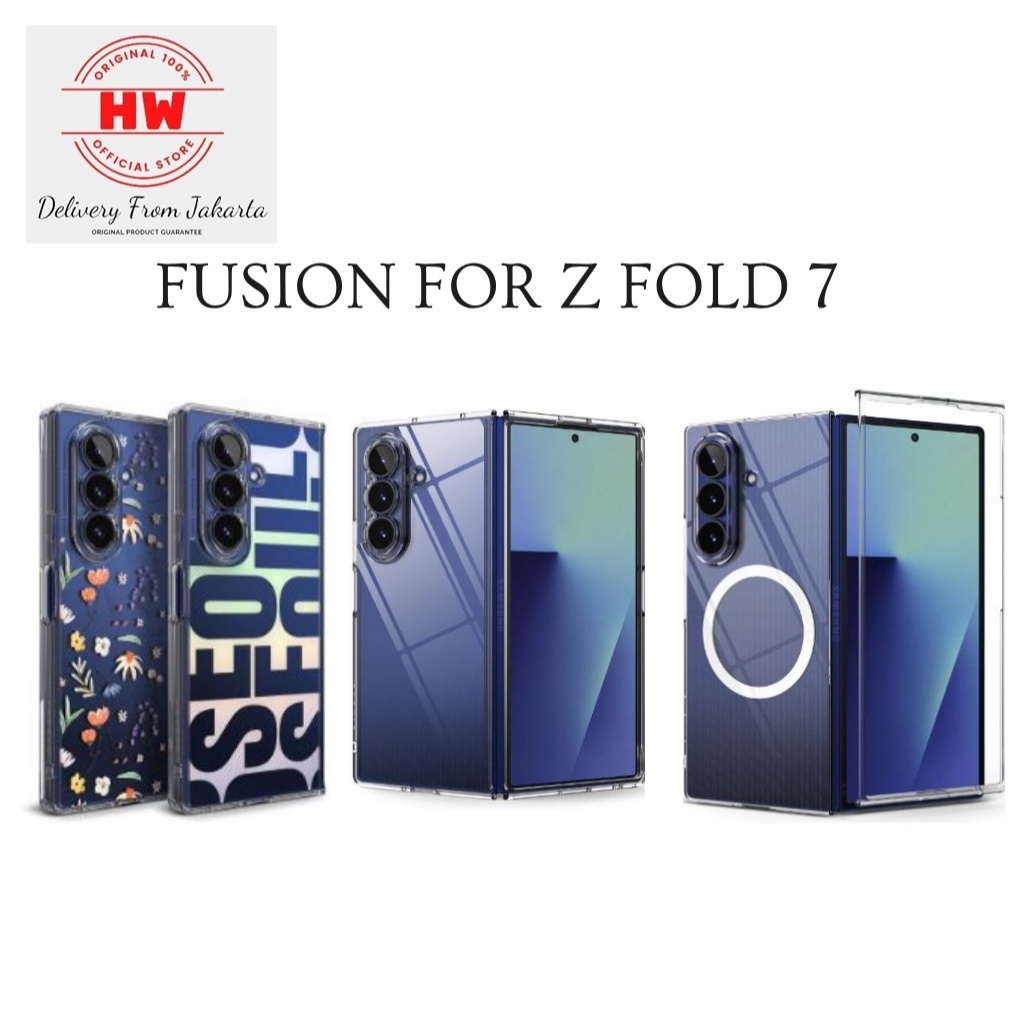 Ringke Fusion Hybrid Magnetic Magsafe Ultra Thin casing design for samsung galaxy z fold 7