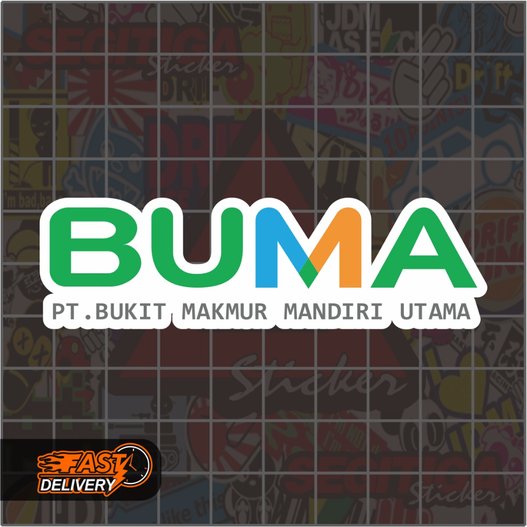 

Sticker PT Buma Bukit Makmur Mandiri Utama Ukuran 8.5 x 2.5 Cm