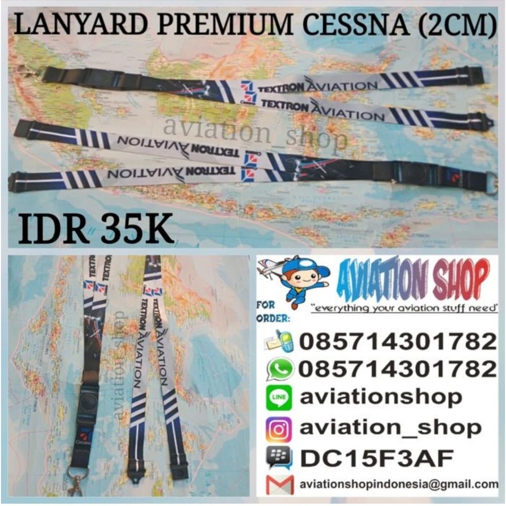 

LANYARD GANTUNGAN ID PREMIUM CESSNA