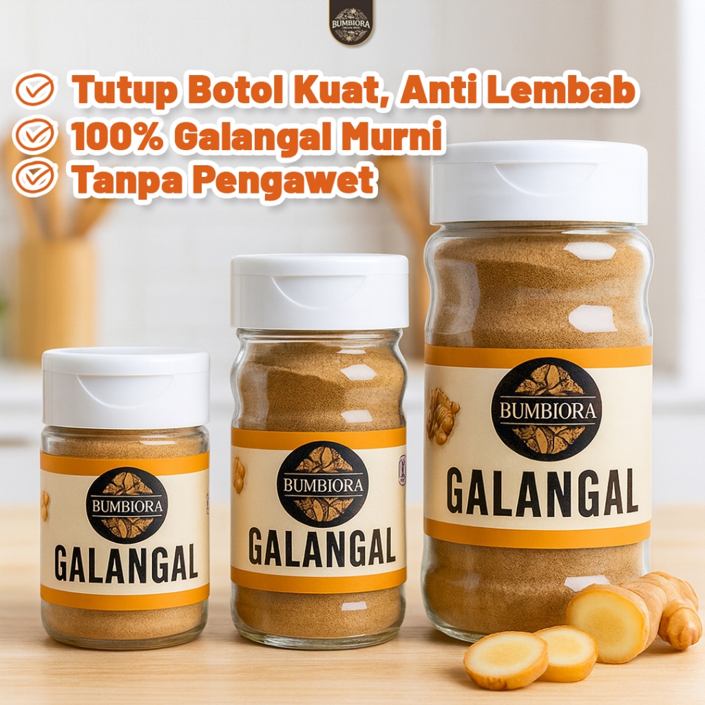 

Bumbiora - Lengkuas Bubuk Murni | Galangal Powder Premium - 50gr 30gr 20gr