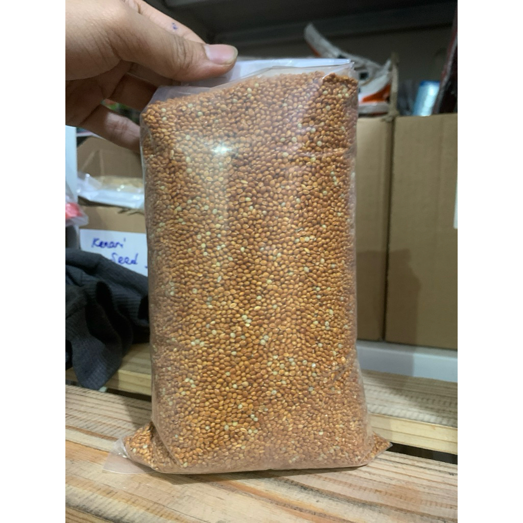 Pakan Burung Milet Merah Red Millet 1kg