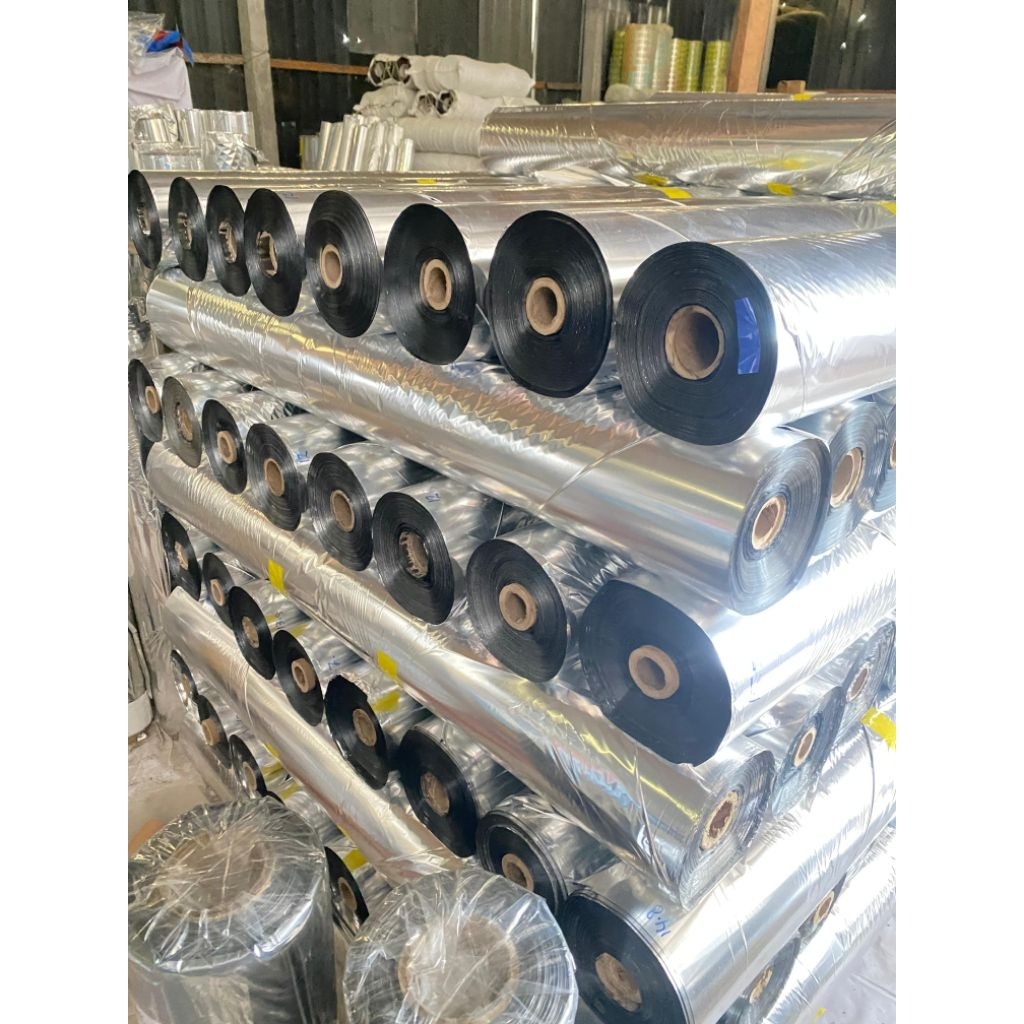 PLASTIK MULSA GRENJENG/ CPP PERAK-PERAK TEBAL 0,25