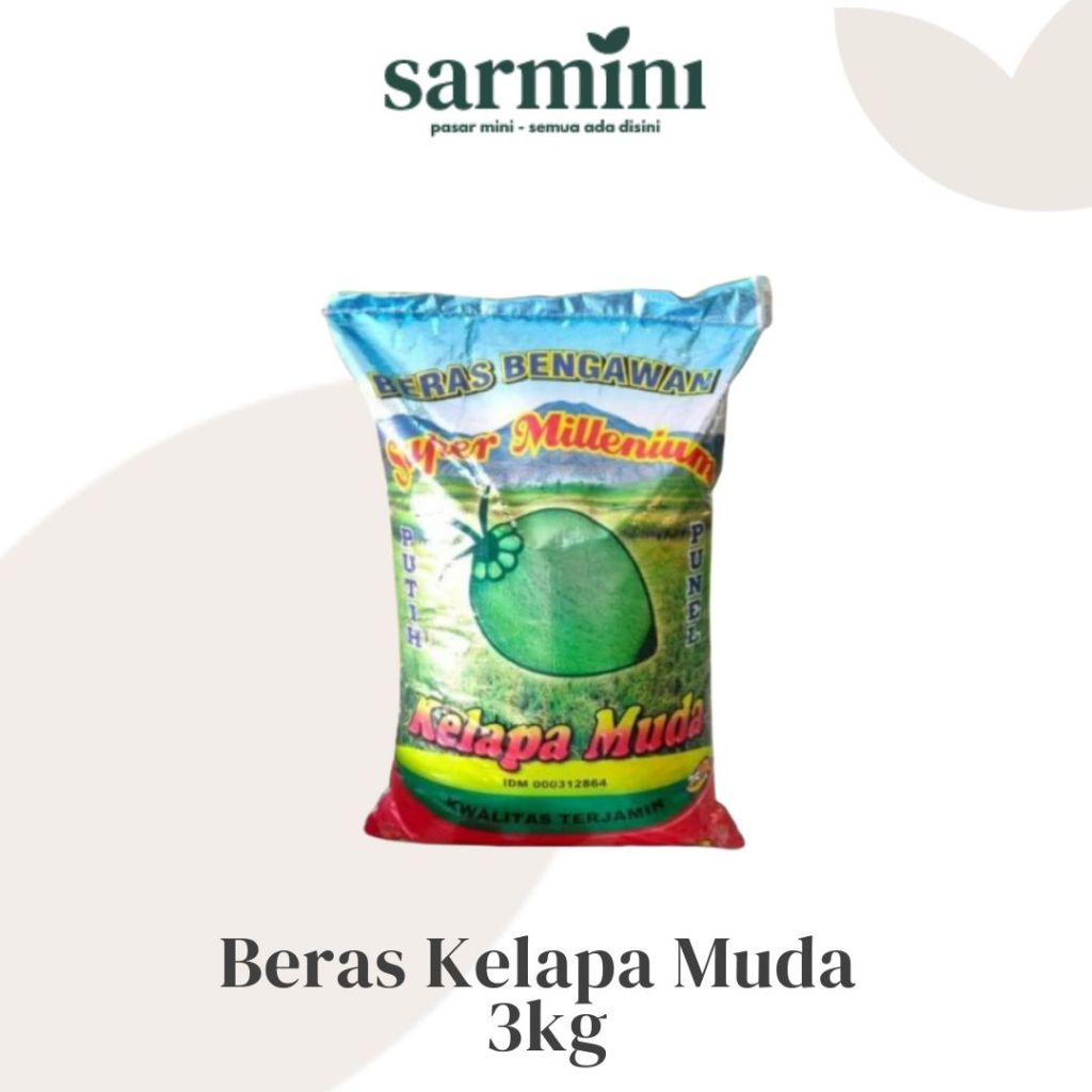 

Beras Kelapa Muda 3kg Premium Murah