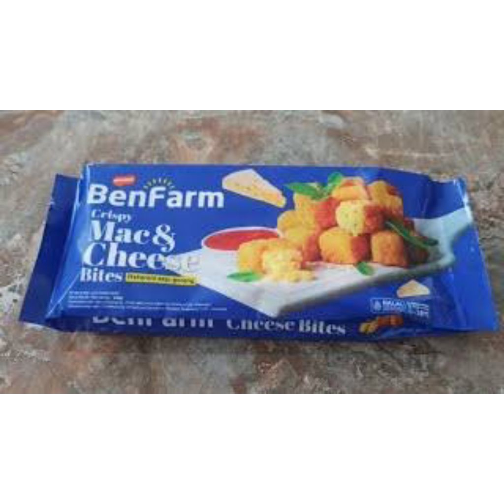 

Benfarm Crispy Mac and Cheese Bites 180 gr (Frozen Food)