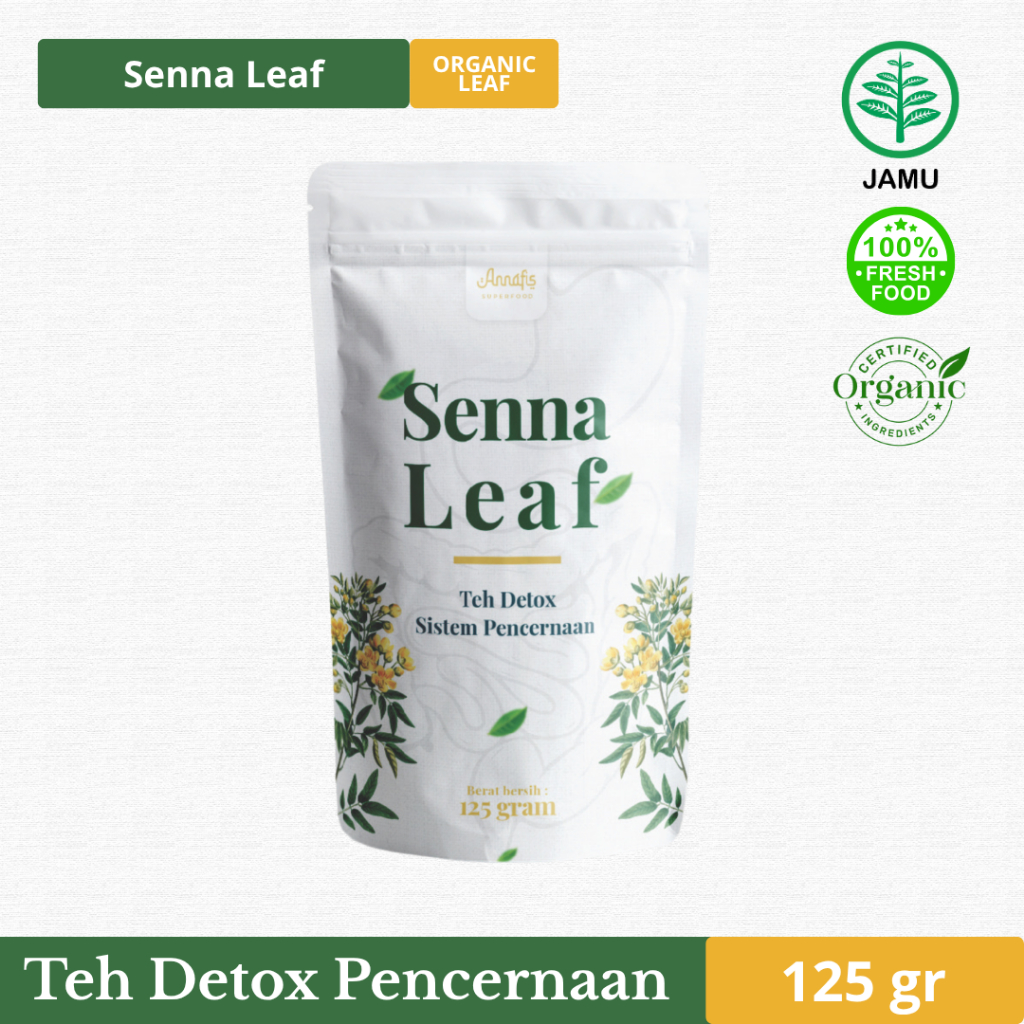

Senna Leaf Annafis Superfood Original | Daun Senna Membersihkan Usus | Detox Usus