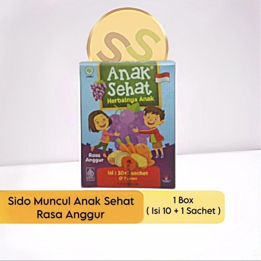 

SIDO MUNCUL ANAK SEHAT RASA ANGGUR ISI 10+1 SACHET
