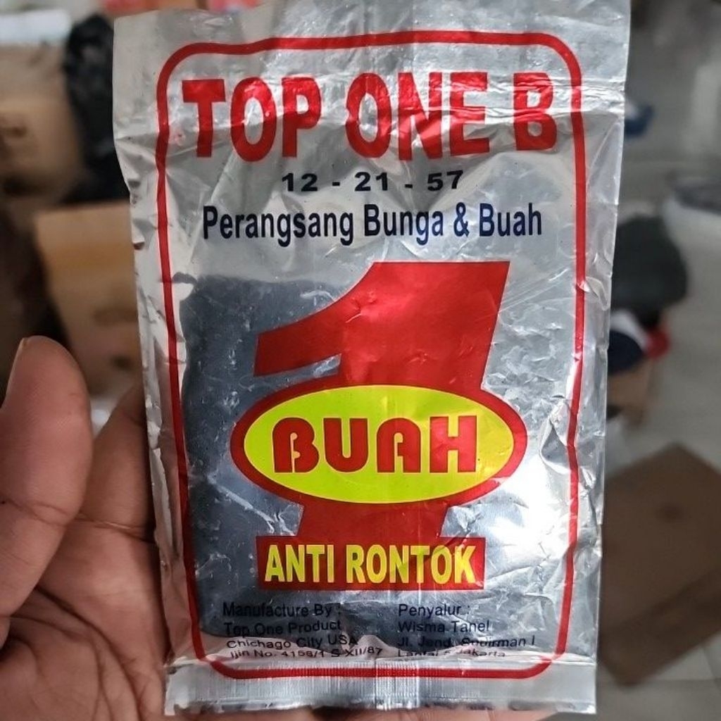 Perangsang Bunga & Buah TOP ONE B 12-21-57 Original 100gr