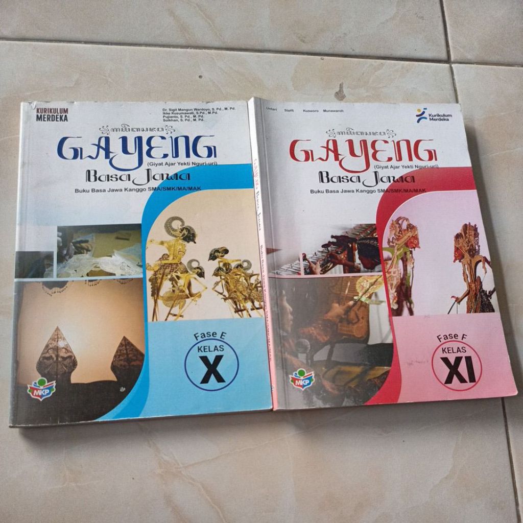 Gayeng Basa Jawa kelas 10 11 12 Kurikulum Merdeka mkp bekas