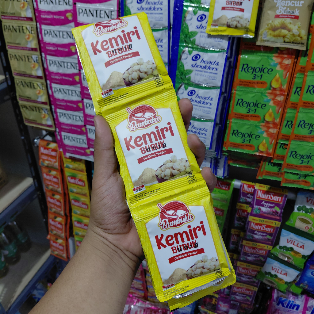 

Bumbuku Kemiri Bubuk Sachet 6g 1 Renteng 12 Sachet