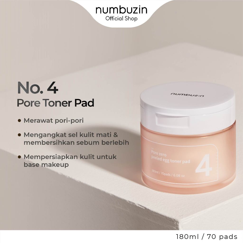 Numbuzin No.4 Pore Toner Pad