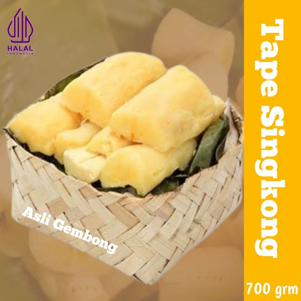 

(2 PAKET EKONOMIS) TAPE SINGKONG MENTEGA ASLI GEMBONG