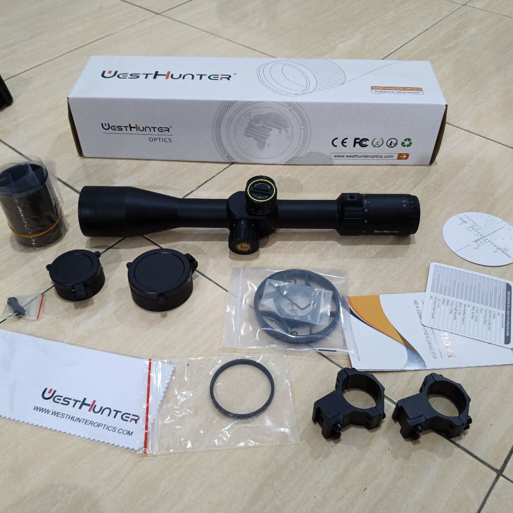 Telescope WestHunter HD 4-16x44SF FFP