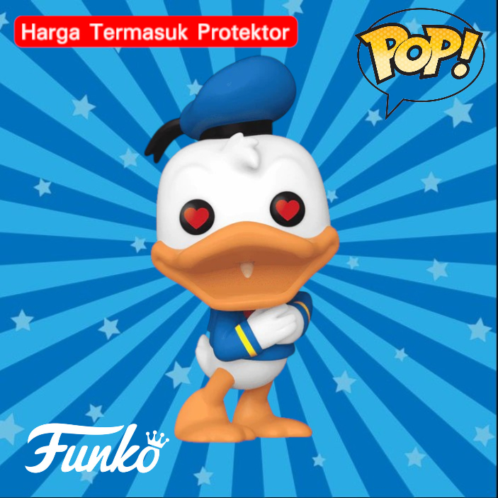 Funko Pop Heart Eyes Donald Duck Donald 90th Anniversary 1445