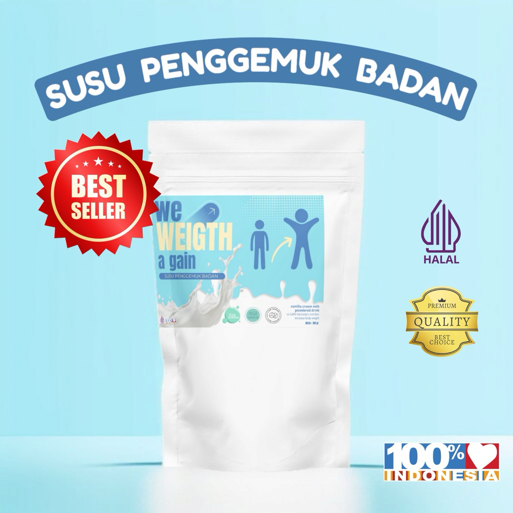 

SUSU PENGGEMUK BADAN WE WEIGHT A GAIN PENAMBAH BERAT BADAN
