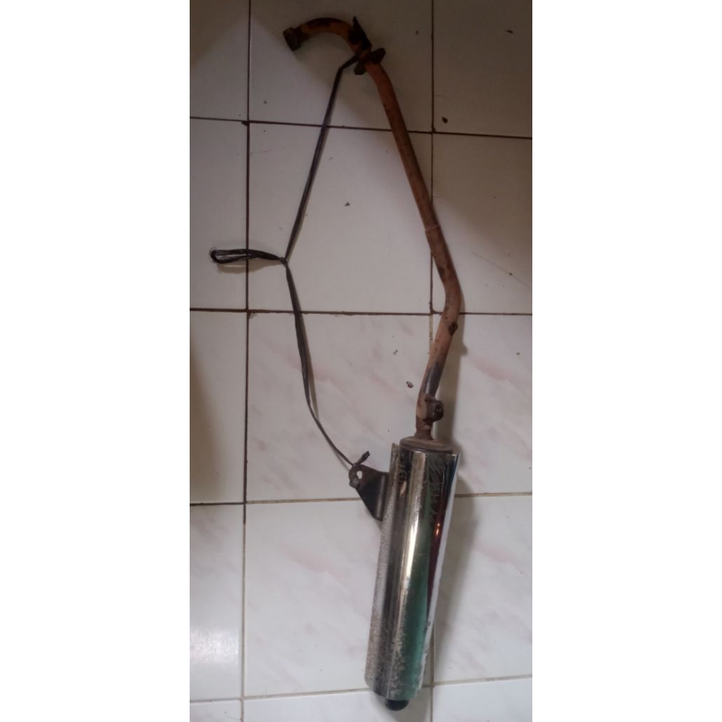 Knalpot original kawasaki Athlete copotan