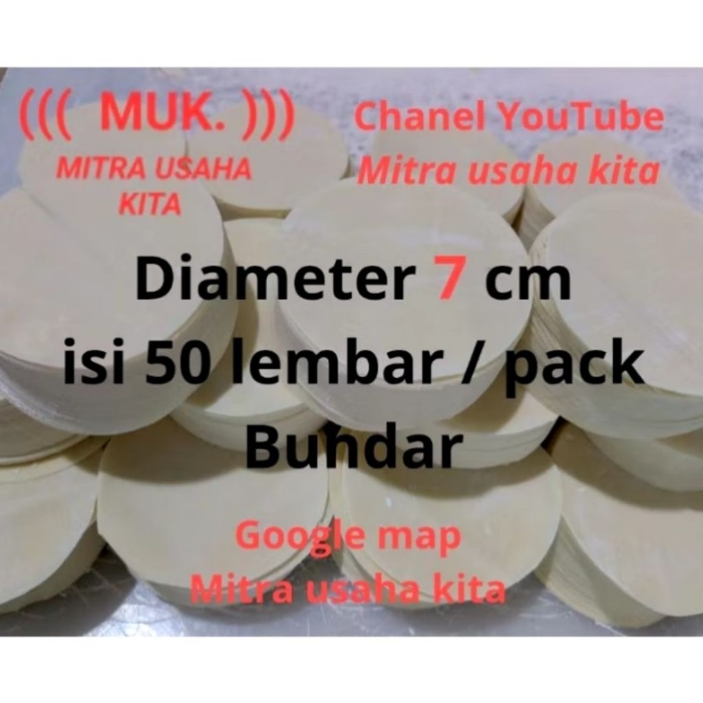 

kulit dimsum 7 cm spesial putih