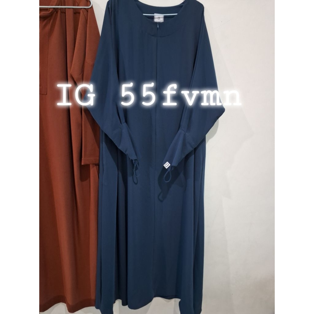 PRELOVED**Luna Abaya Elmadina Dark teal Mina Size L