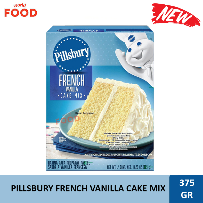 

PILLSBURY FRENCH VANILLA CAKE MIX 375GR