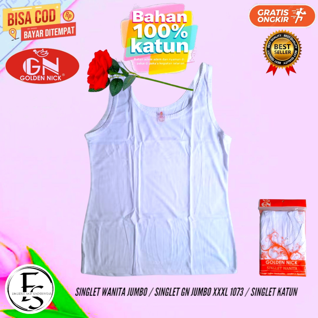 SINGLET WANITA JUMBO/ SINGLET GN JUMBO XXXL 1073/ SINGLET KATUN