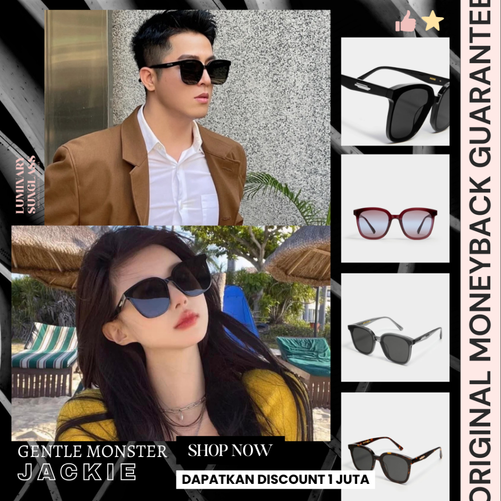 [ORIGINAL] GM Jackie Sunglasses / Kacamata Hitam / Glasses