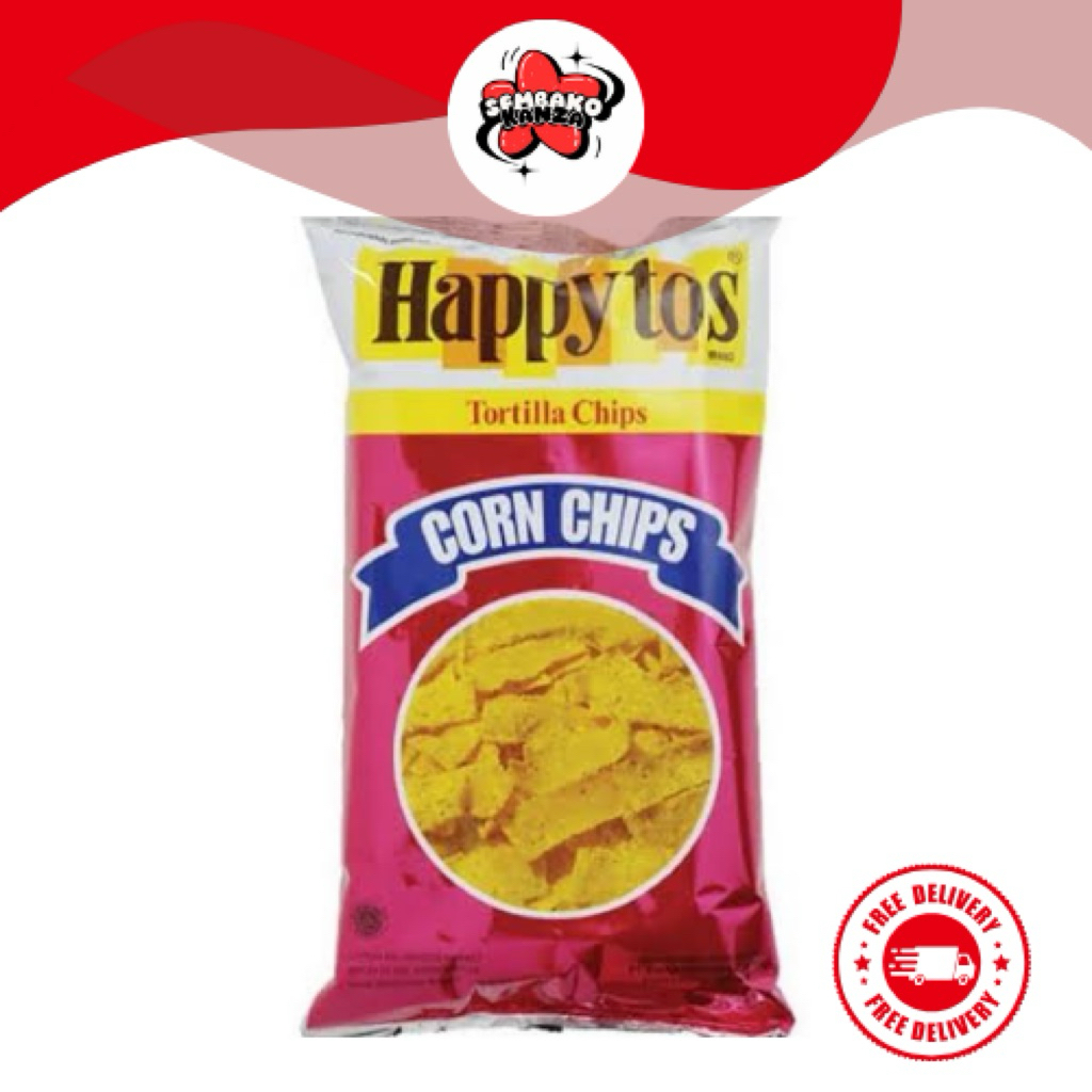 

Happytos Snack Tortila Chips Merah 140gr | Kanza Groceries