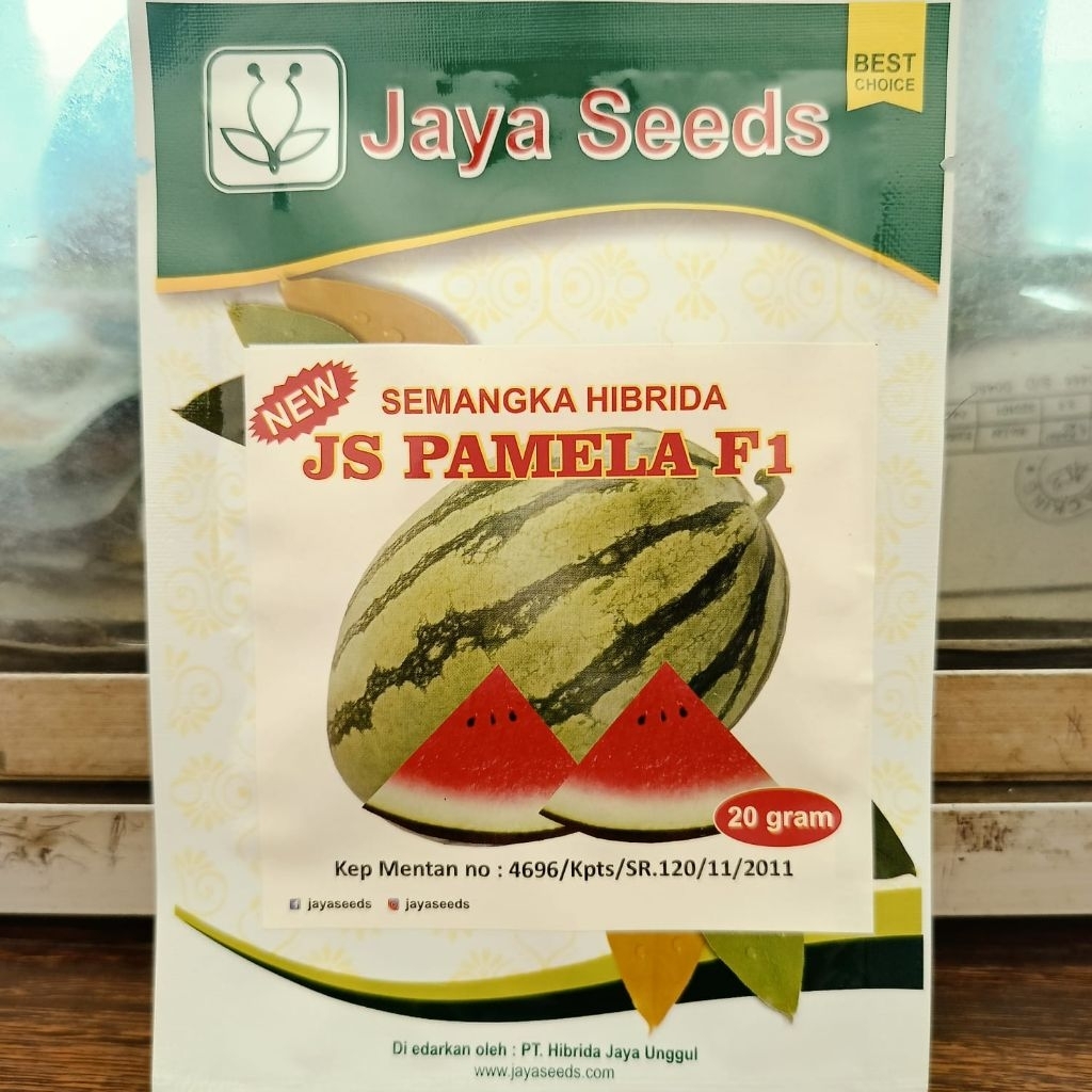 Benih Semangka Berbiji Js Famela 20 gram Kulit Cerah, Bagus Untuk Pengganti Inul (nyerbuk)